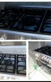 گاز پنج شعله لوفرا تمام استیل ایتالیایی
