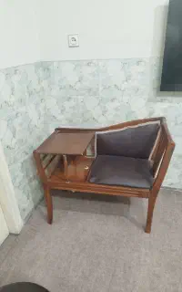 میز تلفن چوبی