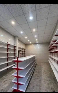 قفسه فروشگاه حفاظ لیبل خور/ساده دیوارکوب خودایستا