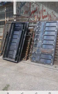 درب حیاطی آکبند پارکینگی و تک رو