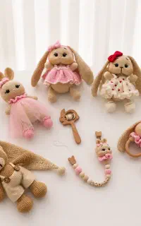 عروسک بافی هانی بافت آرت
