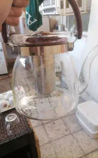 قوری شیشه ای بزرگ نونو