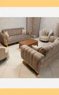 مبل مدل /دینا /  با پارچه و چوب با کیفیت/ اقساط