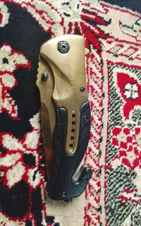 چاقو بوکر f90 طلایی