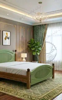 تولید تخت خواب دو نفره و تک نفره با روکش کره‌ای