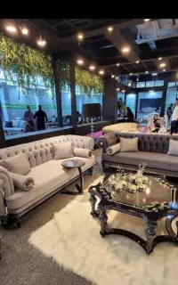 مبلمان  با تم شیک چوبی