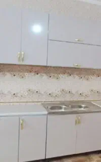 کابینت سنگی روشن درب ملامینه
