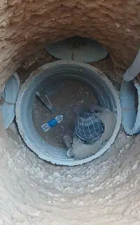 چاه کن مغنی حفرچا کنی فاضلاب مقنی پوشته زن تمیرچاه