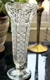 گلدان کریستال خشتی امریکایی