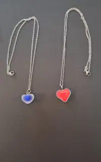 گردنبند قلبی و پاستیلی