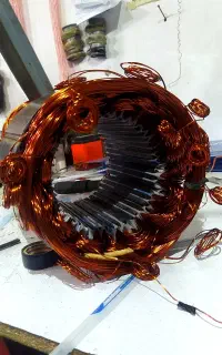 سیم پیچی تعمیرات الکترومتورسه فاز تک فاز،شناورکفکش