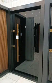 درب ضد سرقت روکش فلز درب چوبی