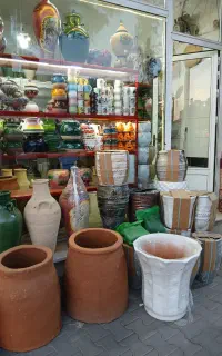 تنور سفالی نهره گلدان دنیای سفال اردبیل