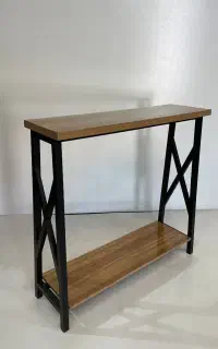 کنسول ترکیبی چوب و فلز