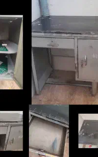 میز تحریر به علت کمبود جا