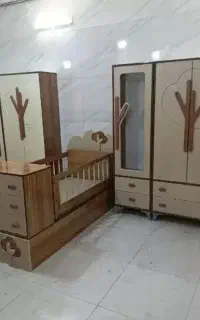 تخت خواب مدل شاخک تختخواب نوزاد نوجوان سیسمونی