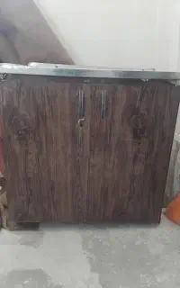 کابینت زیرسینکی فلزی و سینک تک لگن