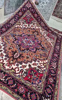 یک جفت فرش دستباف ۵ متری هریس نقشه تاجری