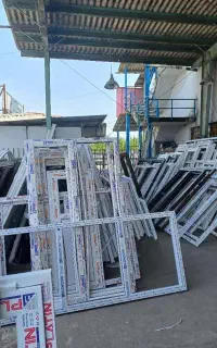 درب و پنجره دوجداره یوپی وی سی UPVC آماده زیرقیمت
