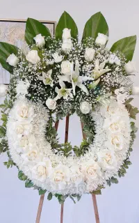 دسته گل روبانی