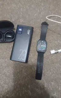ایرپادحلزونی ساعت ۵اکتیو  پاوربانک ۲۰هزار
