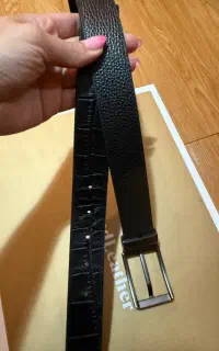کمربند دو رو چرم مشهد کاملا نو