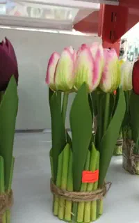 گل لاله پارچه ای