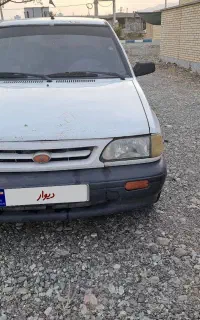 پراید سفید  ۱۳۱ دوگانه فابریک مدل ۸۸ بدون رنگ