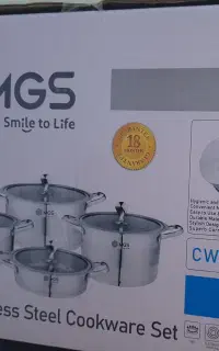 قابلمه ۱۰ پارچه‌ استیل MGS آکبند