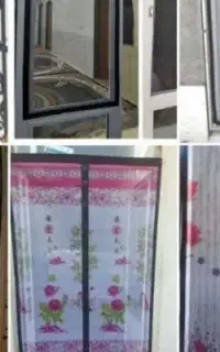 دوخت پرده پلاستیکی آهنربایی