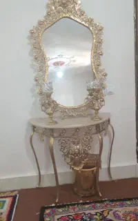 آینه شمدان برنز