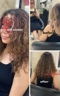 اکستنشن مو و ریموو مو