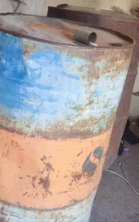 دوعددبشکه اهنی