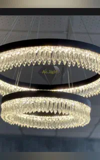لوستر الماس.مدلهای کریستالی دایره کد۶۸۳۴. AC light