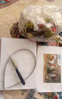نخ و نقشه تابلو فرش