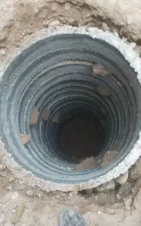 حفر چاه آشپزخانه و سرویس اهرم
