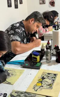 اجرا و آموزش حرفه ای تتو بدن