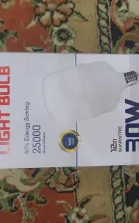 لامپ های 30 و 60 وات آکبند با گارانتی