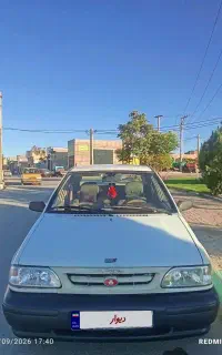 پراید مدل ۸۳ انژکتور سفید بی رنگ تک