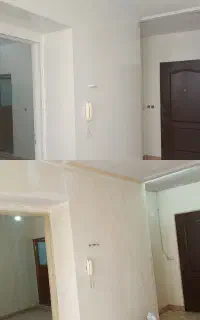 نقاشی ساختمان تخریب بازسازی درکل تهران ،و اندیشه.