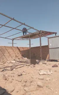 جوشکاری سیار سقف سبک زیر کولری ساخت پله ۲۴ساعته
