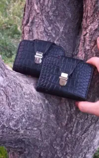 کیف کارت جا کارتی چرم طبیعی