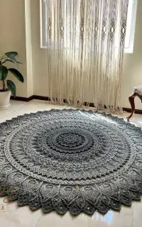 قالیچه مکرومه