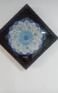 قاب بشقاب مینا کاری ۳۰سانتی با تخفیف