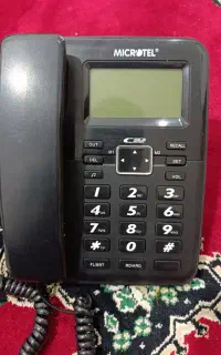 دوعددگوشی تلفن رومیزی میکروتل ۱۰روزکارکرده