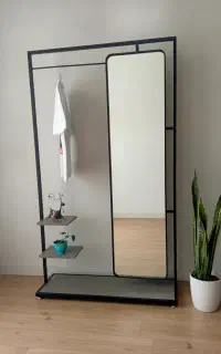 رگال جالباسی استند آینه قدی