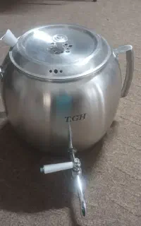 کتری بزرگ شیردار استیل جنس خوب