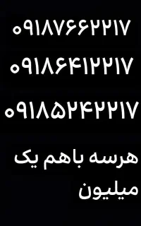 فروش سه خط مشابه به هم معاوضه با خط دائمی