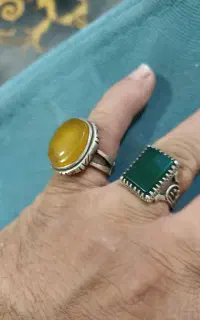 2عدد انگشتر نفره