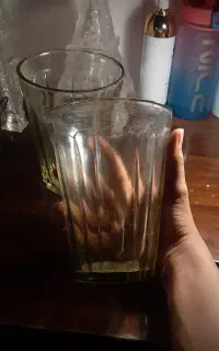 2 عدد لیوان سایز بزرگ قدیمی نوستالوژی نوشابه خوری